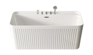 Wholesale Adults Rectangle Acrylic Soaking Tubs White 51 Inch Freestanding Tub ODM from china suppliers