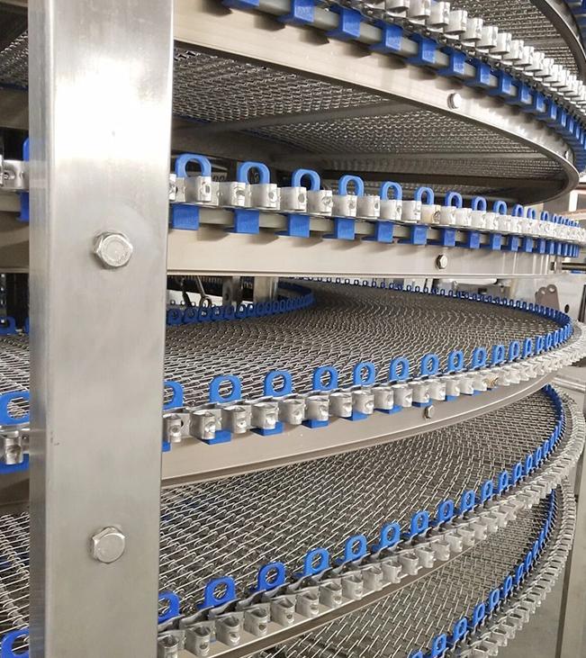 Food Grade Spiral Conveyor Spiral Cooling Tower