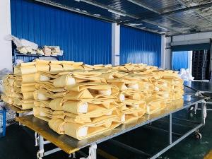 Wholesale 550gsm Arcylic Filter Bag For Cement Plant High Alkaline Resistant from china suppliers