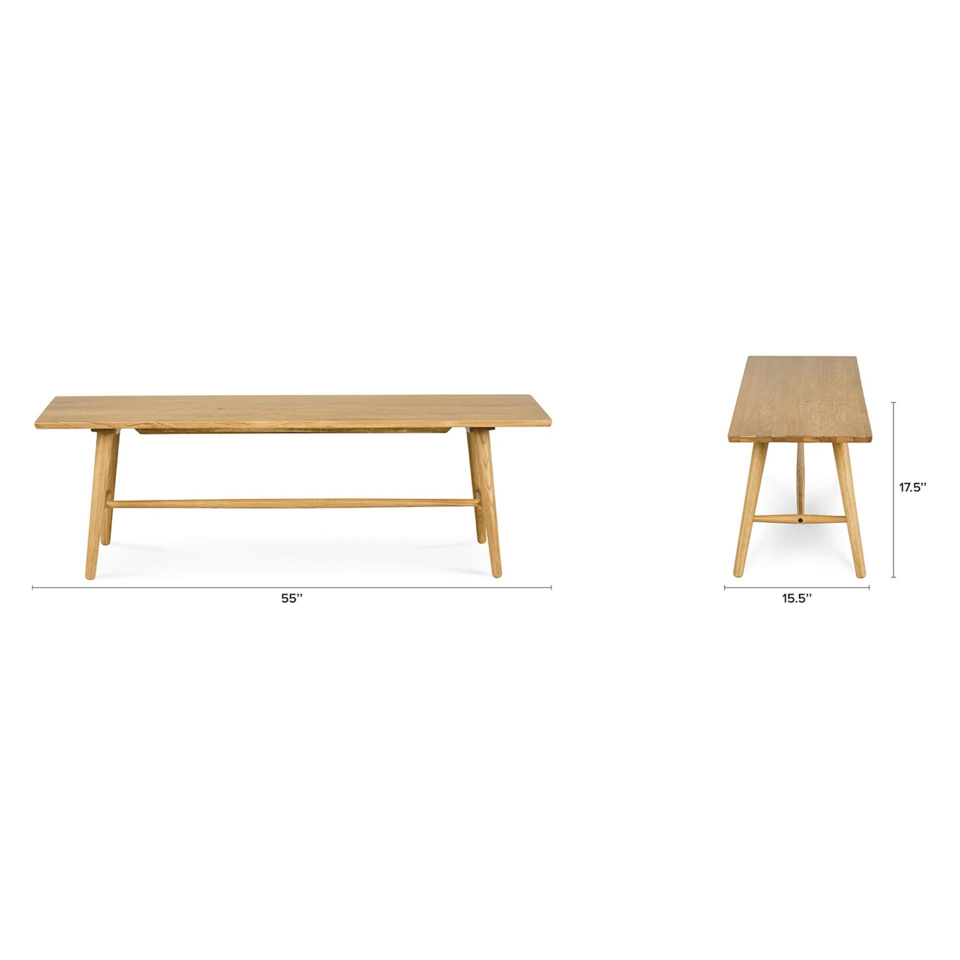 Restaurant Furniture Modern Minimalist Style Dinning Bench