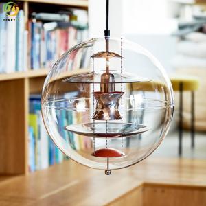 Wholesale E27 Modern Creative Planet Clear Glass Pendant Light For Home from china suppliers