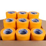 Masking Tape Rubber Adhesive Yellow Car & Wall Painting Die Cutting Washi Paper