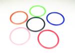 Bright Color Silicone Rubber Seal Rings / Rubber Ring Gasket Anti - Aging