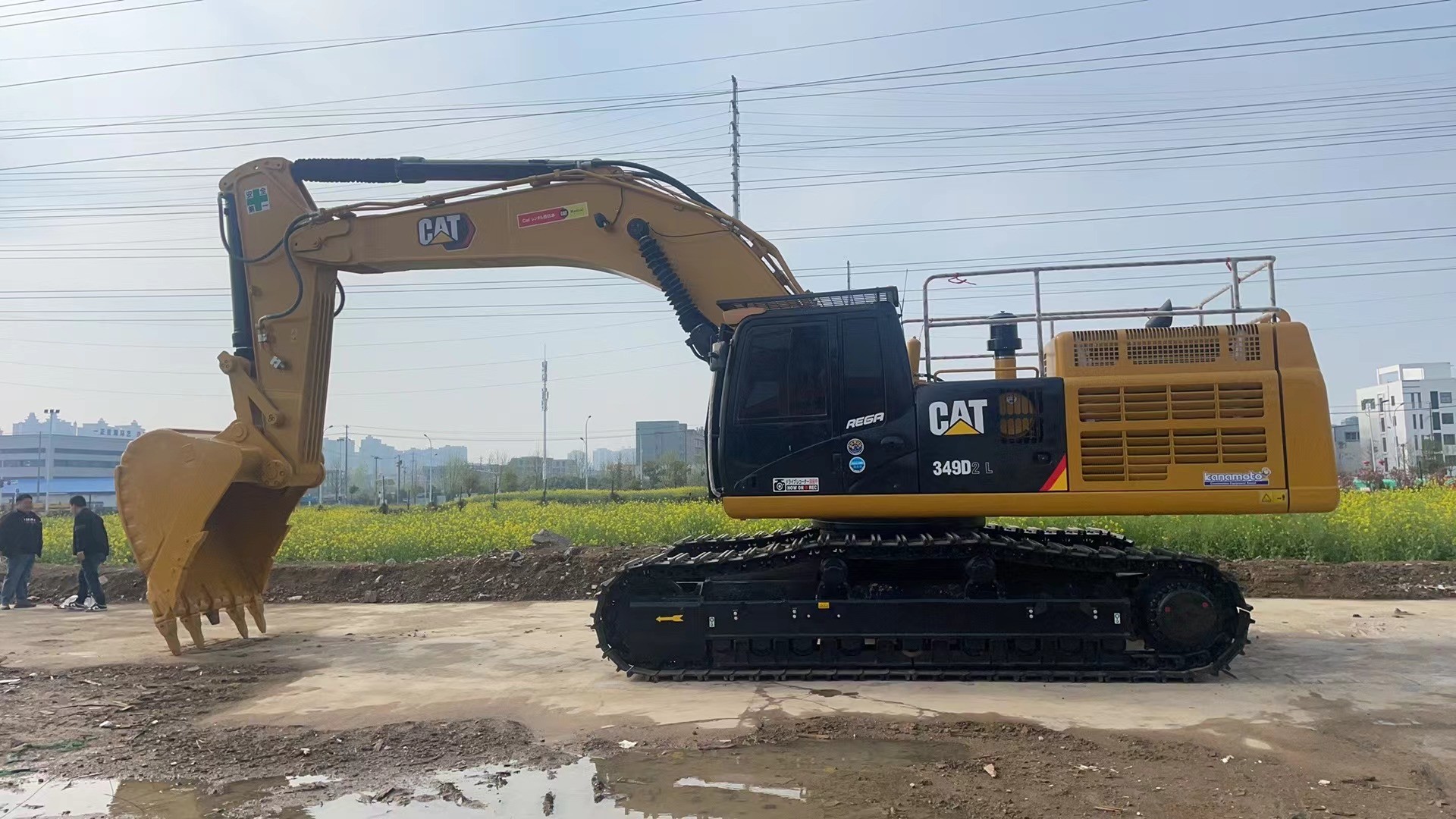 Used CAT 349D Heavy Excavators Quarrying 49Ton Caterpillar Construction Digger