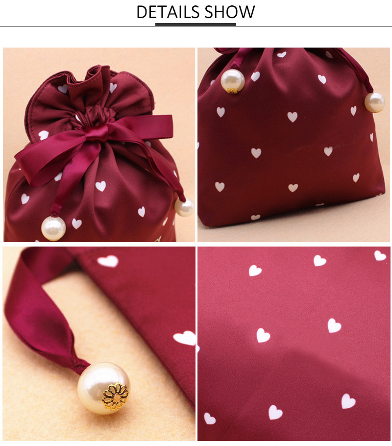 Promotional Fashion Eco-Friendly Soft Satin Silk Lazy Buggy Bag