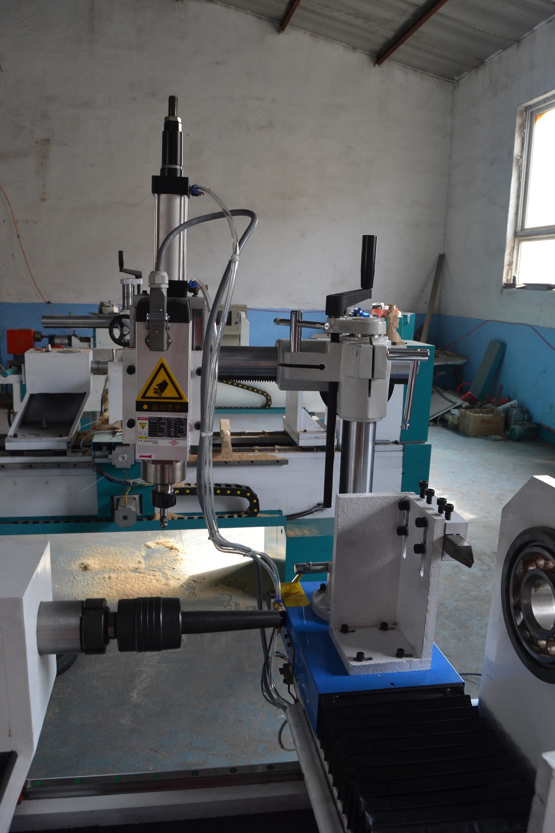 Multi function wood turning cnc lathe machine