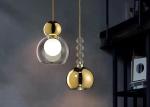 Glass Chandelier Ceiling Luxury Interior Led Design Modern Hanging Lamps Pendant