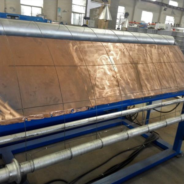 100rows/Min Chromised Electrodes Weld Mesh Machine , PLC Stainless Steel Automatic Welding Machine