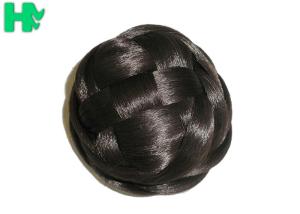 Wholesale Natural Color 100% Synthetic Hair Accessories High Temperature Wire Hair Bun Pieces from china suppliers