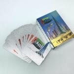 2.5"x 3.5" 100% PVC Playing Cards Silver Foil Durable Plastic Poker Cards