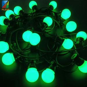 Wholesale Spherical LED String Lamp , Lucency Milky christmas rope lights outdoor from china suppliers