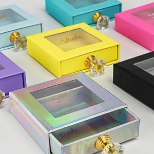 Wholesale Empty Custom Eyelash Packaging Box Luxury Private Label Lamination Finished from china suppliers