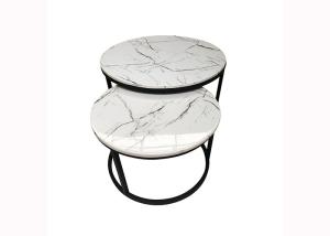 Wholesale Painted Metal Frame Furniture 0.5CBM 15kgs Modern Coffee Table from china suppliers