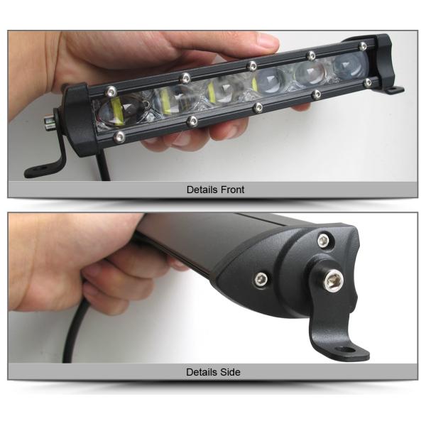 26 Inch Slim 120W Single Row LED Light Bar CREE Chips for Offroad Jeep Trucks 4X4 4WD 6D Optical Lens Spot Flood LED