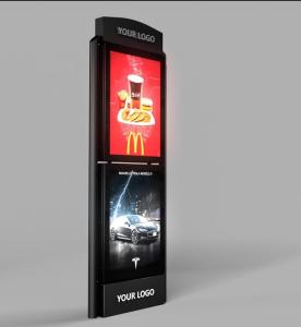 Wholesale Stainless Steel Material LED Light Box Display Stand Rectangle Shape from china suppliers