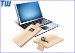 Credit Card USB Flash Pen Drive 4GB Capacity Data Storage Wood Material