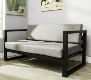 Wholesale Living Room Metal Frame Sofa Set Black Armchair Metal Frame from china suppliers