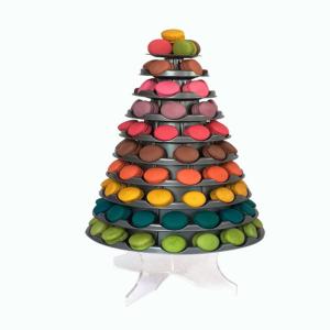 Wholesale Clear Plastic 10 Tier Macaron Stand 62cm Macaron Wedding Display from china suppliers