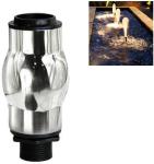 1.5" Stainless Steel And Plastic Frothy Foam Water Fountain Nozzle