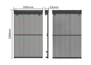 Wholesale 6500nits 10KG Outdoor Fixed Led Curtain Display Video Mesh Background No Air Conditioner from china suppliers