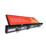 DOOH P3.3 Advertising Taxi Roof LED Display Anti-yellow Truck Mounted LED