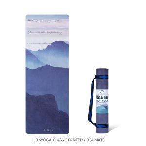 Wholesale Eco Friendly Printed Suede Yoga Mat , Extra Thick Non Slip Lightweight Fitness Mat from china suppliers