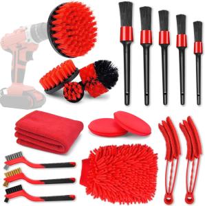 Wholesale PP 18Pcs Car Cleaning Tools Kit With Car Detailing Brush from china suppliers
