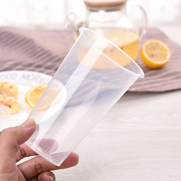 BPA Free 16oz Plastic Cups With Lids Straws 32oz Double Wall PP Drinking Cup