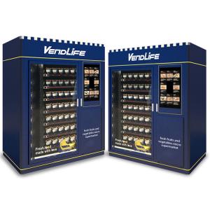 Wholesale Elevator Fresh Meal Vending Machine MDB System 660kg Gross Weight from china suppliers