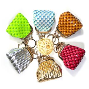 Wholesale PU Leather Mini Purse Keychain from china suppliers