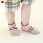 Thin Unisex Kids Cotton Socks Breathable Mesh Anti Slip Ankle Socks