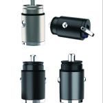 30W Super Fast Electric Car Charger Metal Alloy USB For Cell Phone