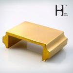 SGS Wear Resistant Brass Stair Handrail Brass Railing Components