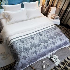 Wholesale Duvet Cover Jacquard Dobby Hotel Collection Bedding Sets , Hotel Cotton Sheets from china suppliers