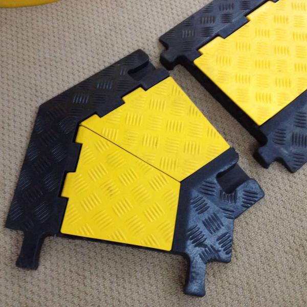 Driveway Portable Speed Bump Handicap Protector Removable Assembly
