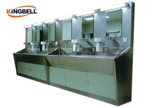 Wholesale Automatic Soap Dispenser Medical Grade Stainless Steel Sinks Floor Type Mirror Light from china suppliers