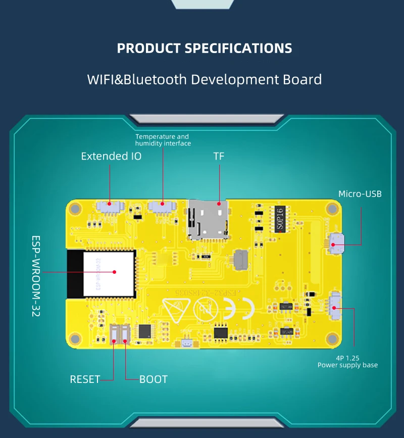 TFT ESP32-3248S035N Display Module 3.5Inch 320*480 Pixel With Low Energy Consumption