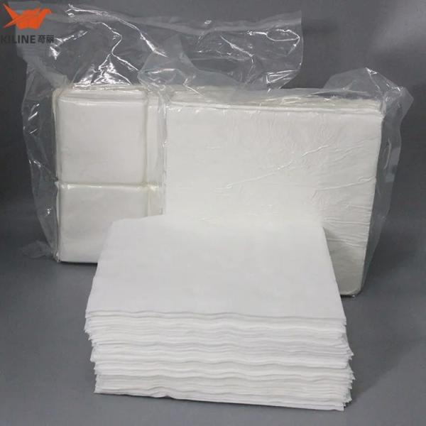 Lint Free Laser Cut 110gsm 9*9inch Wiper Polyester Cleanroom Wiper for Lab