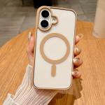 Slim Tpu Magnetic Phone Cover Shockproof For IPhone 16 Pro Max