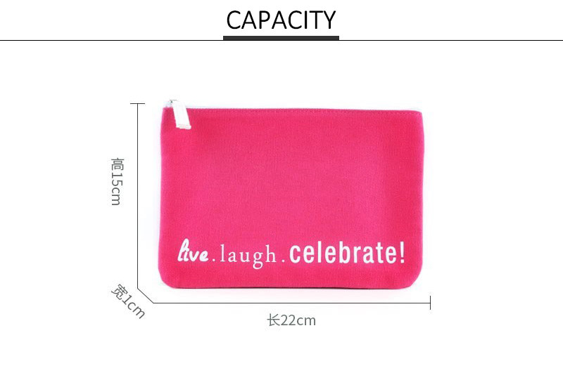 Digital Printing Logo L22*D1*H15CM Cosmetic Organizer Bag