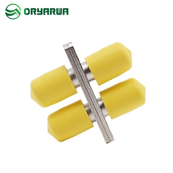 Flange Metal Material Duplex ST Fiber Adapter Single Mode OEM ODM