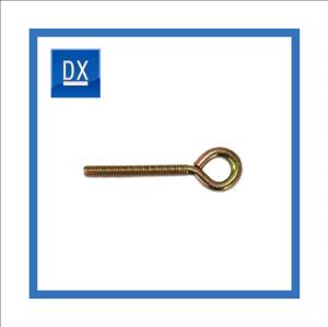 Wholesale Yellow Zinc Plated Circle Head Weld Screws , 4.8 Grade Carbon Steel Welded Eye Screw from china suppliers