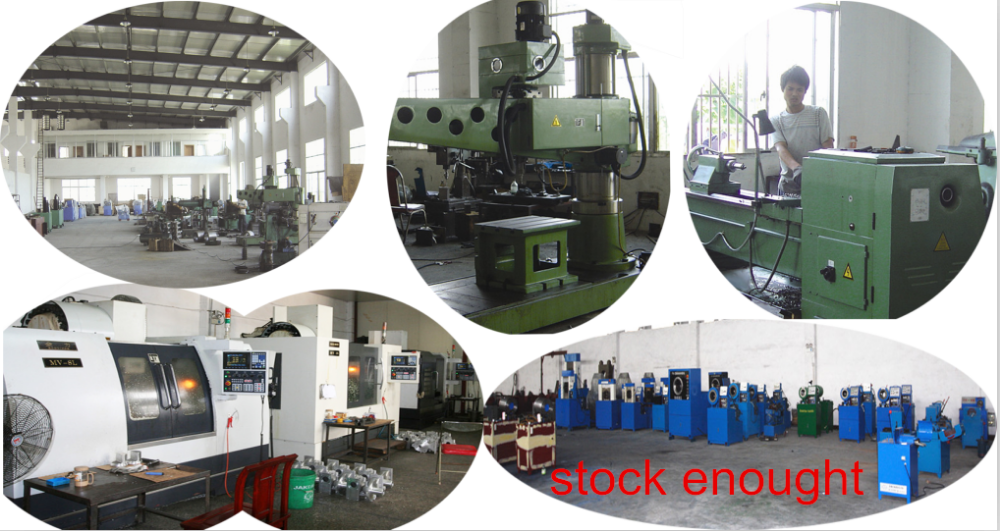 crimping die 1/8"-2" 6mm-51mm high pressure hydraulic brake hose crimping pressing machine with 12 sets free mould dies