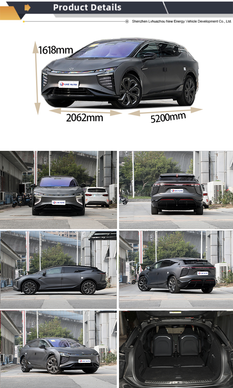 Electric SUV 650km Range 7.1s Acceleration Hiphi x Luxury SUV 5200*2062*1618 Dimensions