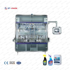 Wholesale Multi Head Disinfectant Glass Cleaner Dettol Foamy Liquid Chemail Product Bottle Filling Machine from china suppliers