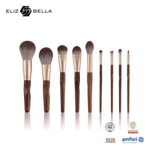 Wholesale Customized Synthetic Hair Cosmetic Makeup Brush Set Vegan Free Eco Friendly from china suppliers