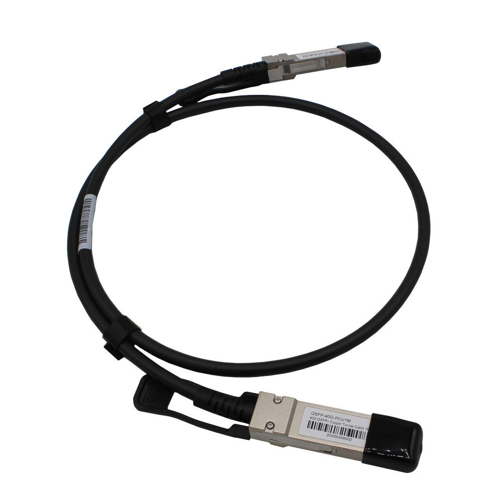 40G QSFP+ To QSFP+ 40G Direct Attach Cable AWG30 AWG24 Copper Twinax