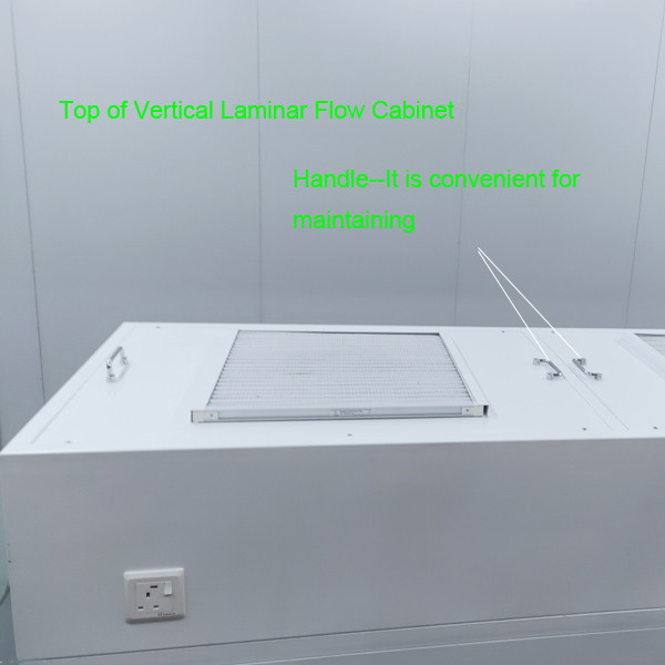 3-4 Persons Vertical Laminar Flow Cabinet Class 100 Clean Bench For Electronics Workshop