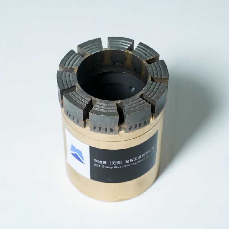 Taper Profile Impregnated Diamond Core Bit Drilling Fast Cutting Speed