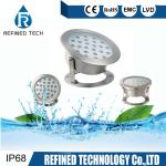 RoHs Stainless Steel RGB Underwater Lights , IP68 Under Water Spot Light